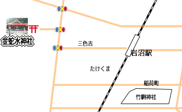 ���֐��_�Ђւ̒n�}